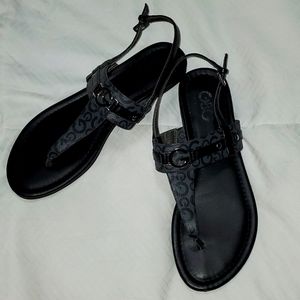 $DROP$ Black Sandals